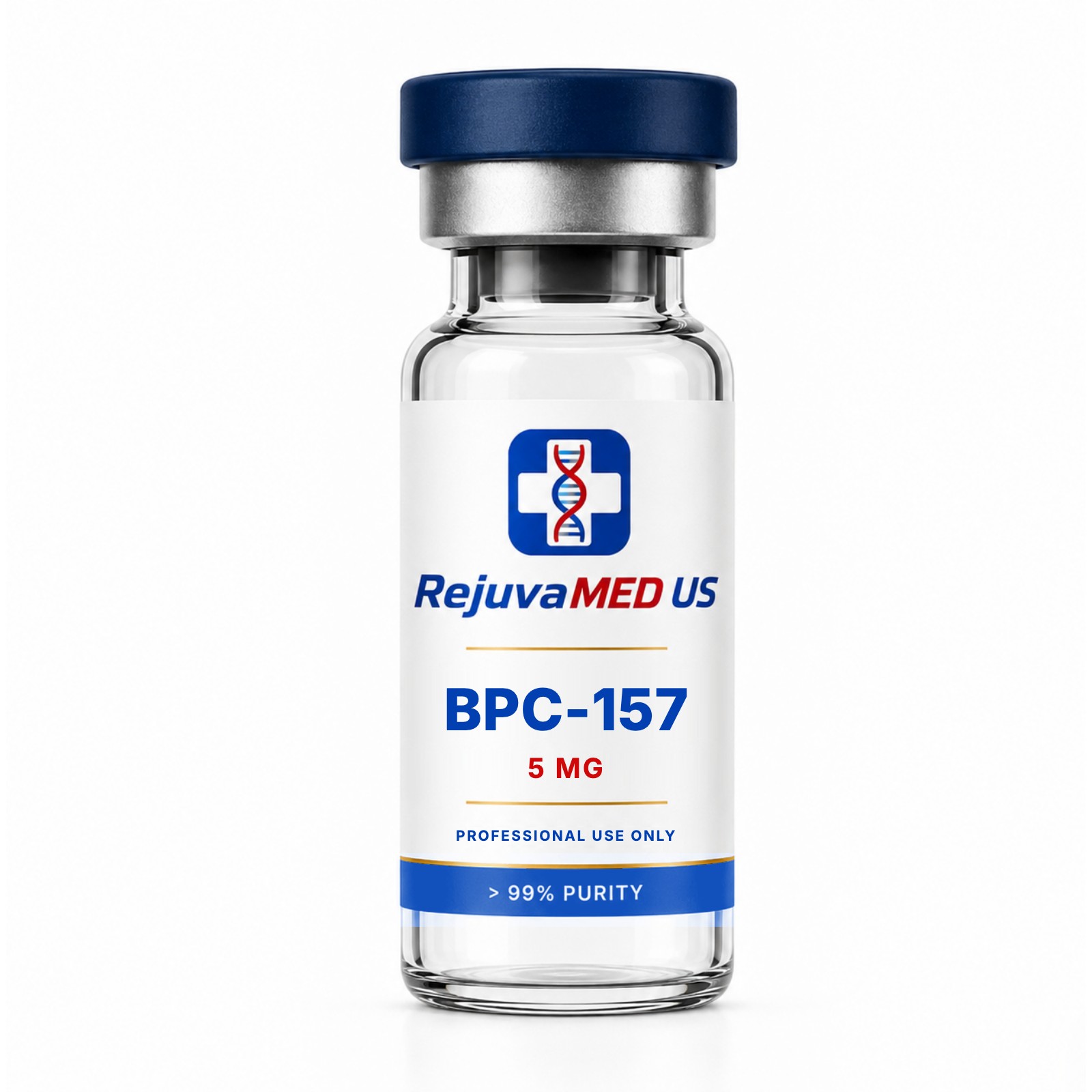 RejuvaMED US BPC-157 label and vial